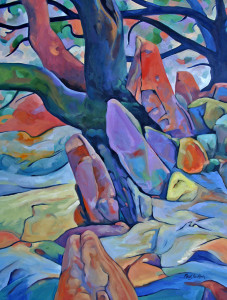 Que sommes nous. (Tree and Rocks 8)