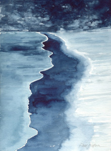 Shoreline (watercolour)