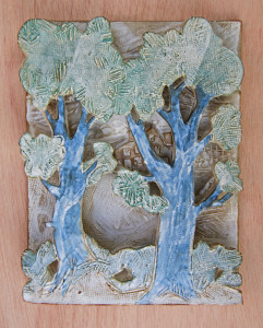 SR4 Relief sculpture with trees 
