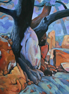 D'ou venons nous. (Tree and Rocks 7)